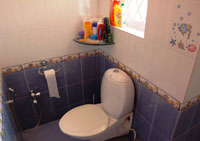 Mount Valley Goa, Self-attached large size bathroom/toilet with wash basin and showering facilities.